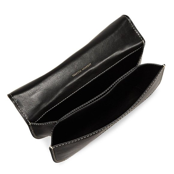 Rebecca Minkoff: Megan Half Moon Crossbody in Black - Picture 4 of 8